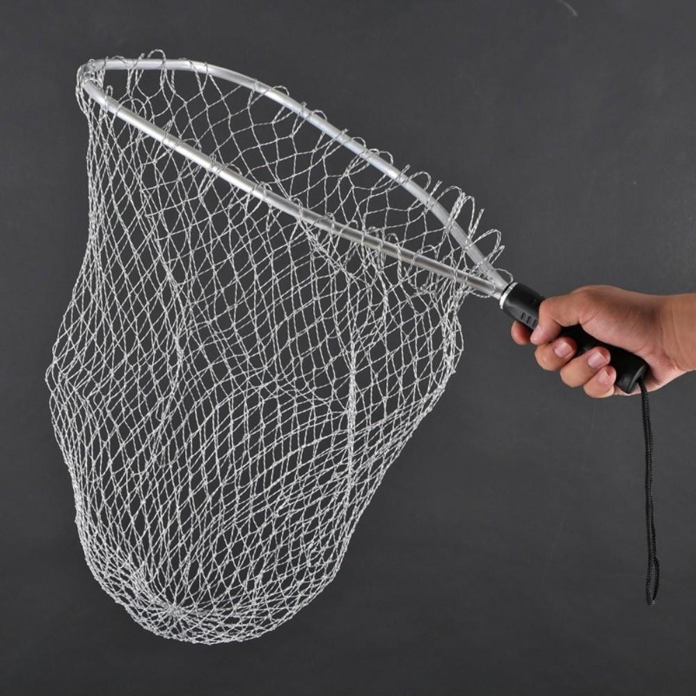 Mesh Fabric Fishing Landing Net 30cm Square Fishing Tool Accessories For Freshwater