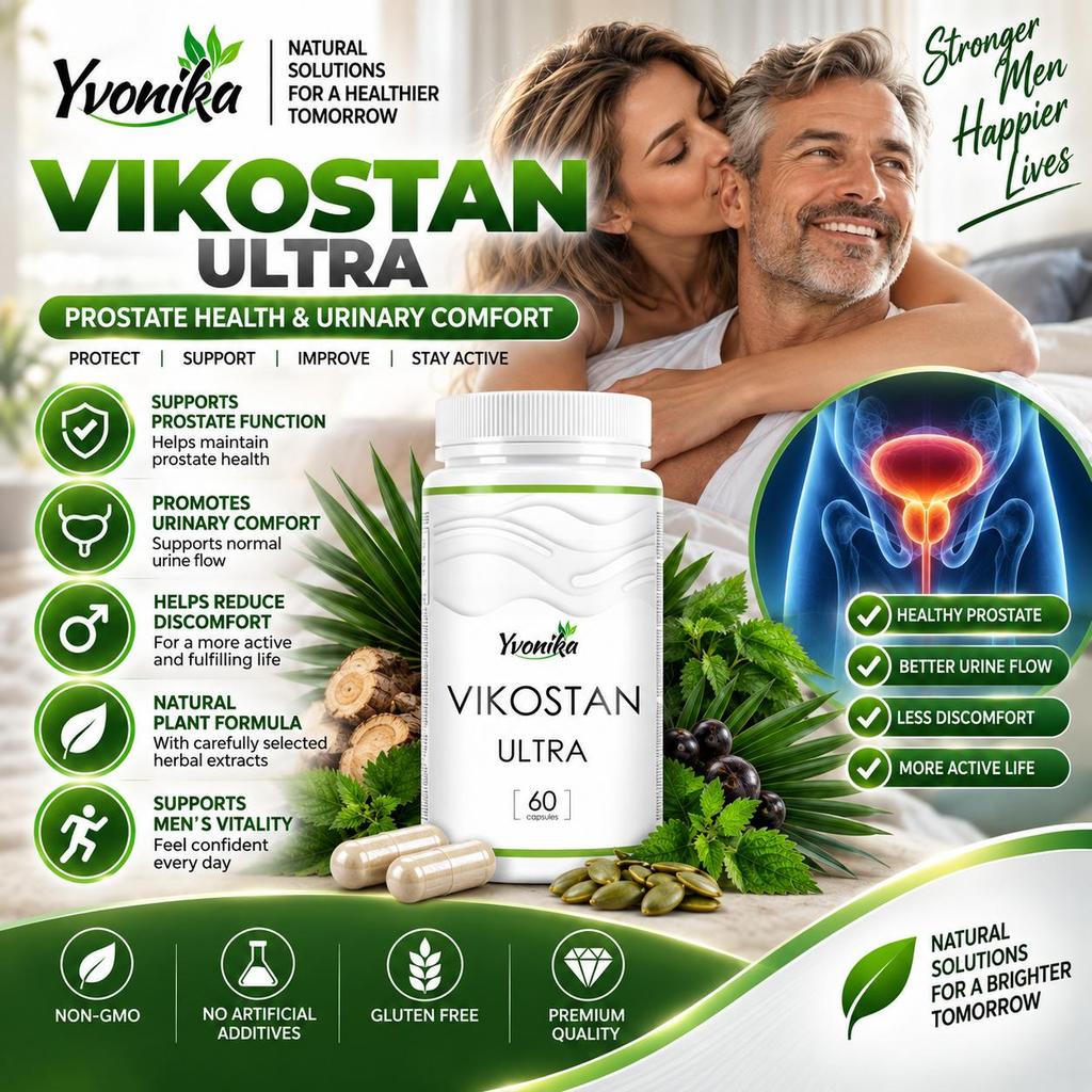 Vikostan Ultra – from prostatitis and improving prostate function: 60 capsules.