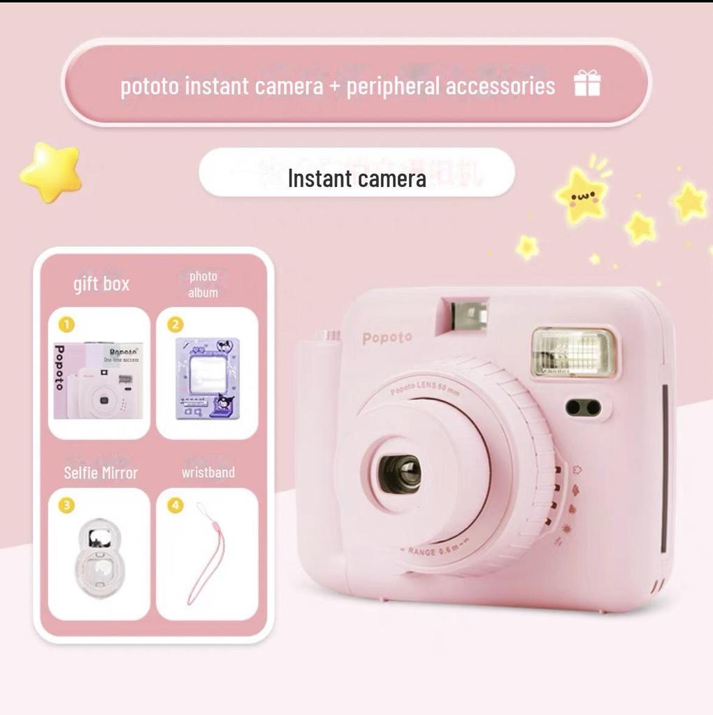 Фотоаппарат мгновенной съемки Polaroid Instax Mini 11/12 для селфи — улучшенная версия.