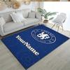 Chelsea Customize Text Floor Rug Office Rug Design for Study room Game Room Entryway Foyer Antislip Carpet Office home decor Wedding Party Gift