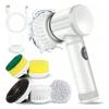 Electric Spin Brush Cordless High Torque Handheld Rotary Brush Tub Shower