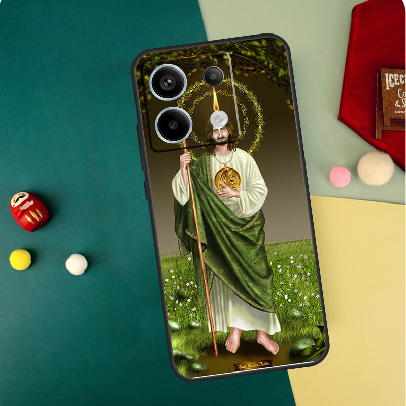 San Judas Tadeo Case For Xiaomi Redmi Note 12 11 10 9 13 Pro Plus 9S 10S 11S 12S Redmi 13C 9C 10C 12C Cover