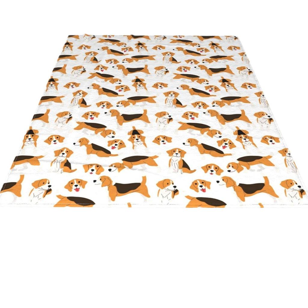 Beagle Blanket Cartoon Dog Flannel Blanket Sofa Blanket Suitable For Children Teen Adult Gift Blanket