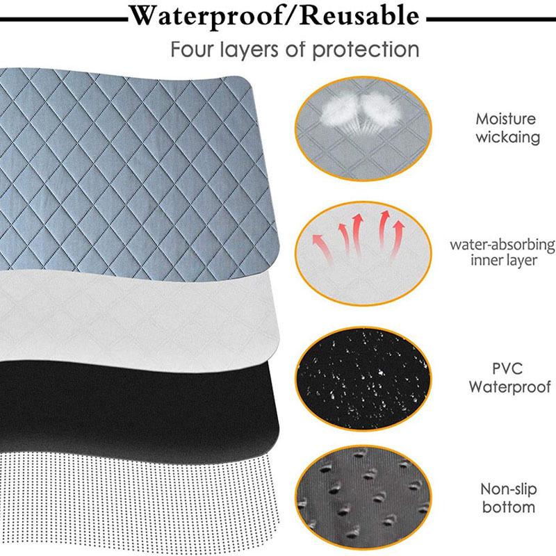 Waterproof Non-Slip Durable Pet Diaper Pad - 4-Layer Comfortable Sleeping Nest for Small Pets