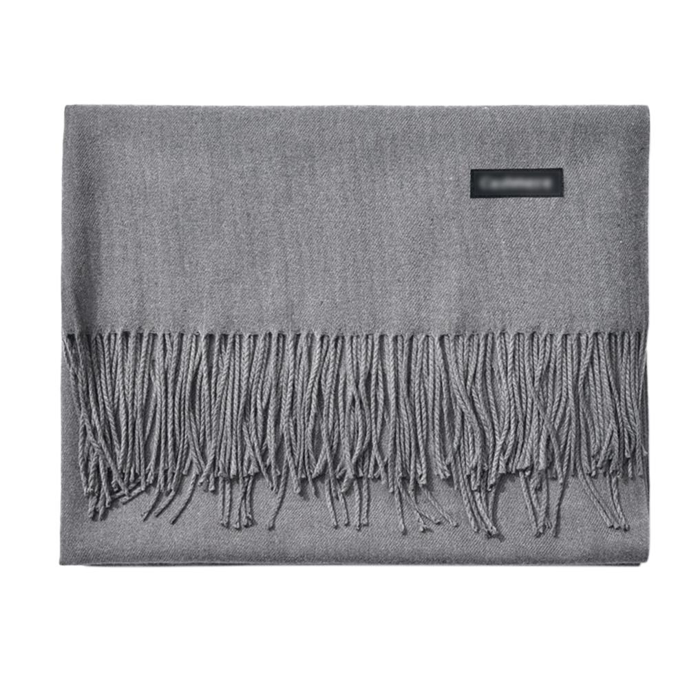 Women Girls Xmas Gift Solid Color Long Warm Scarf Warm Cashmere Winter Shawl