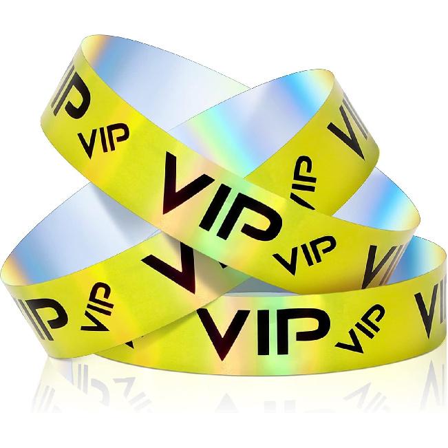 Teling 500 шт. VIP Пластиковые браслеты-браслеты Вечеринка для мероприятий VIP Браслеты Пластиковые браслеты Водонепроницаемые браслеты на руку для