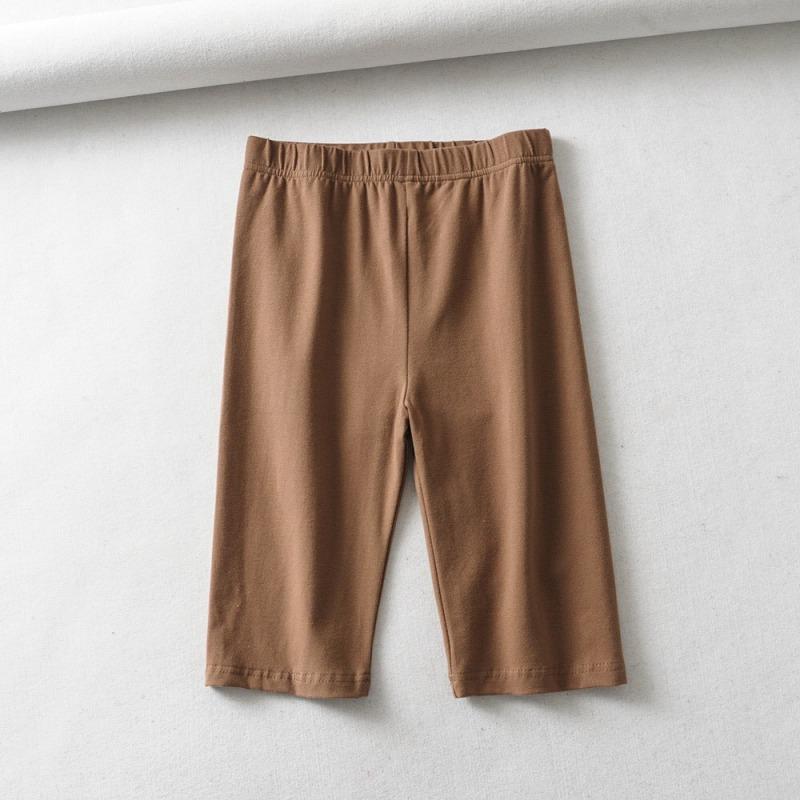 Сексуальные женские хлопковые эластичные однотонные шорты до колена с высокой талией, женские байкерские шорты