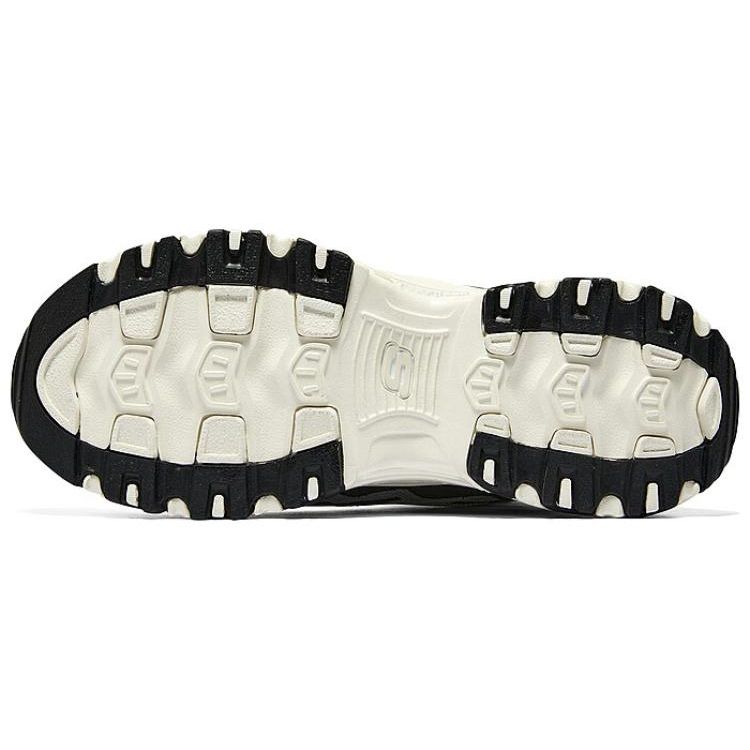 Skechers D'LITES 1.0 Женские Белые Серые Высокие Повседневные Кроссовки 168026-WGRY