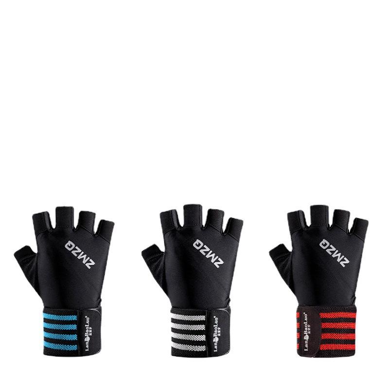 Дышащие уличные перчатки без пальцев на запястье для вождения
