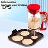 Pancake Batter Dispenser BPA-Free Cupcake Batter Funnel Pancake Maker with Measuring Label Easy Pour Baking Supplies