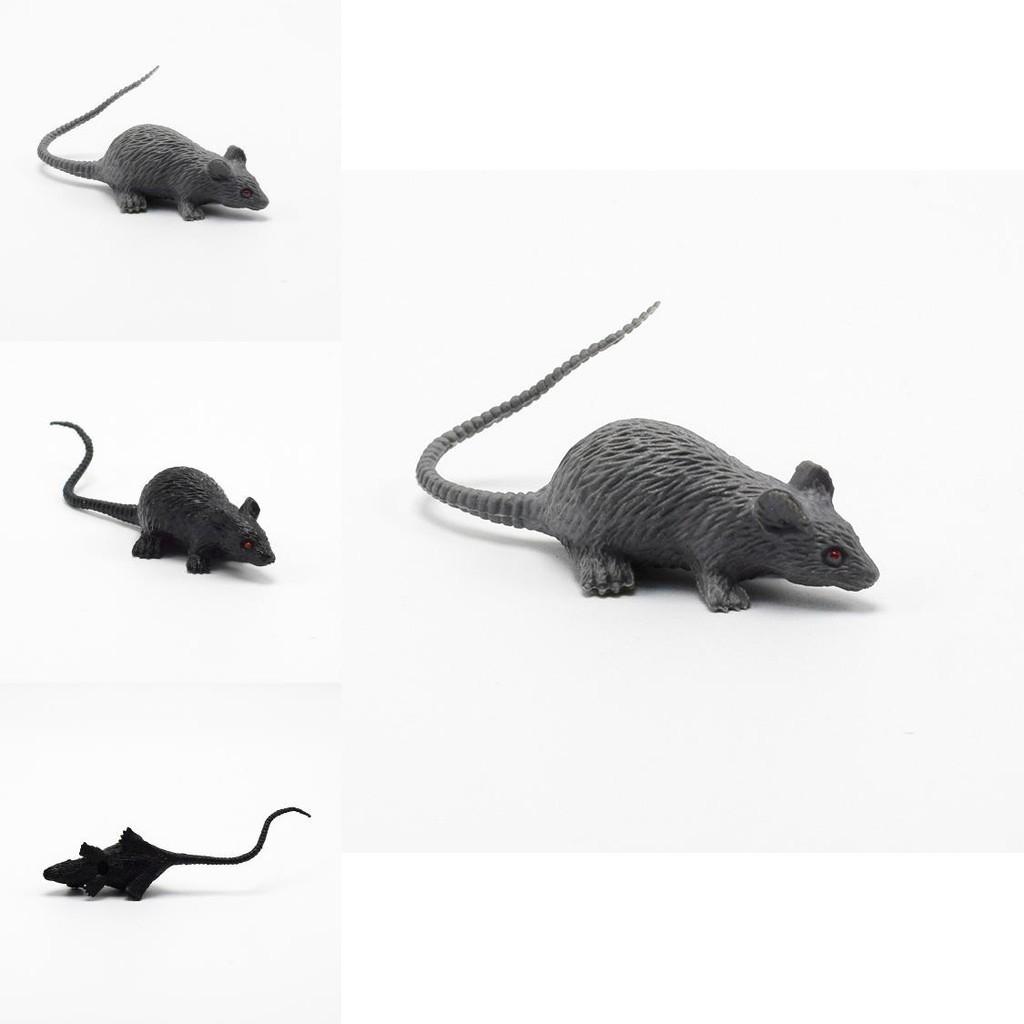 Terrifying Mini Mouse Model For Halloween Tricks Plastic Material 9cm Size
