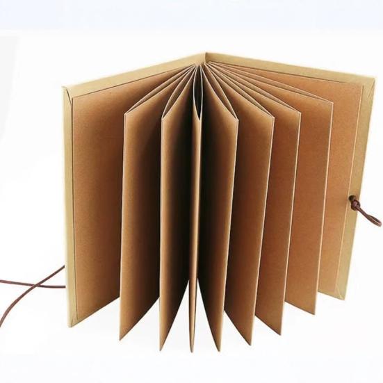 Аккордеонный фотоальбом растягивающаяся крафт-бумага альбом складной DIY сувенир книга альбом подарок на свадьбу день рождения выпускной