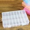 Transparent Plastic Compartment Box Small Organiser Storage Craft Bead Nail 2018