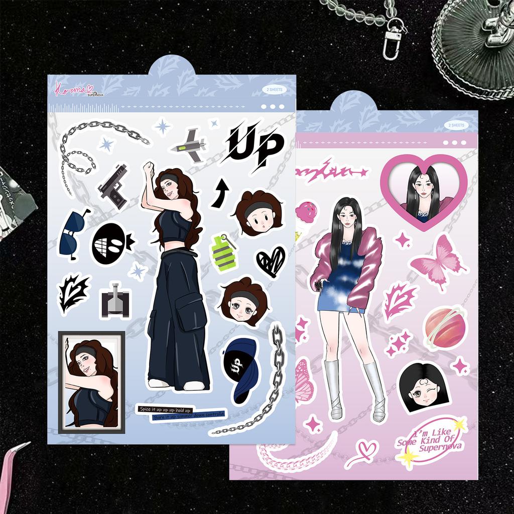 Милые розовые наклейки «Милый мед» Инс Корейский Губэн Ручной аккаунт DIY Декоративные наклейки Креативные наклейки