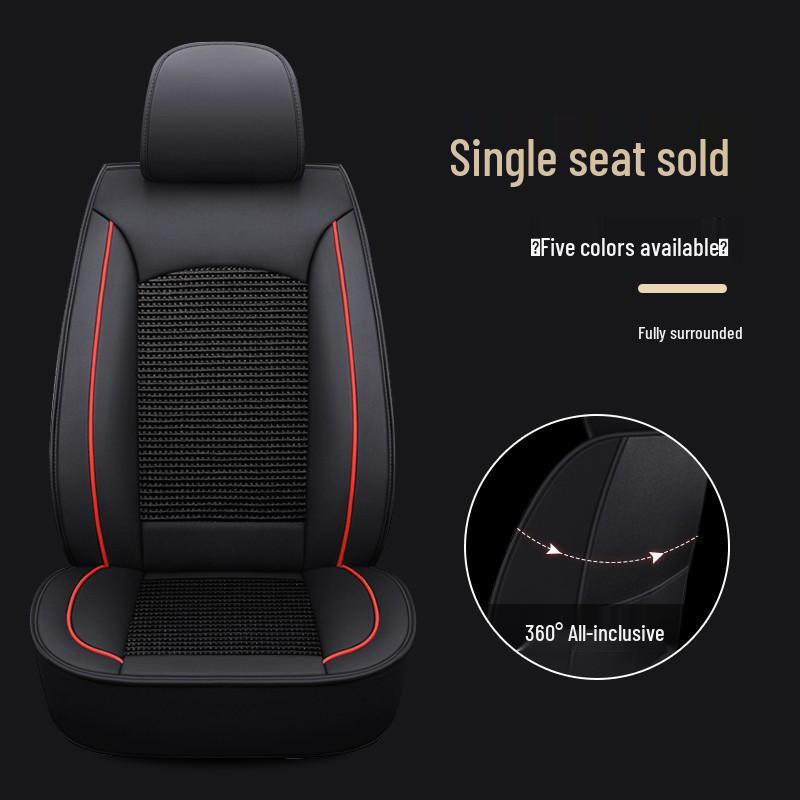 Universal Full Wrap Car Seat Cover for Driver & Co-Driver - All Seasons, Fits Sedan, SUV, Pickup, Van