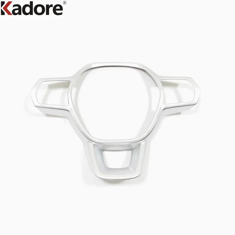 Car Steering Wheel Panel Cover Trim For Honda CRV CR-V  2024 Carbon Fiber Decoration Interior Mouldings Accessories
