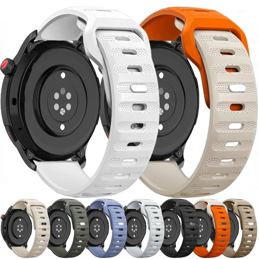 Ремешок для huawei Watch GT 5 4 3 pro 46 мм Ремешок для часов для huawei Watch 3 4 Pro Смарт-часы Силиконовый браслет Наручный ремешок