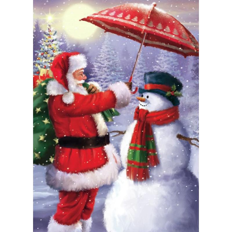 DIY 5D алмазная живопись полная дрель Рождественский подарок мозаика Санта-Клаус Алмазная вышивка мультфильм вышивка крестиком домашний декор настенное искусство