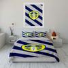 Diagonal stripes and emblem. Bedding sets Duvet cover sets Duvet covers Pillowcases(1*Duvet Cover 2*Pillowcases without duvet insert)