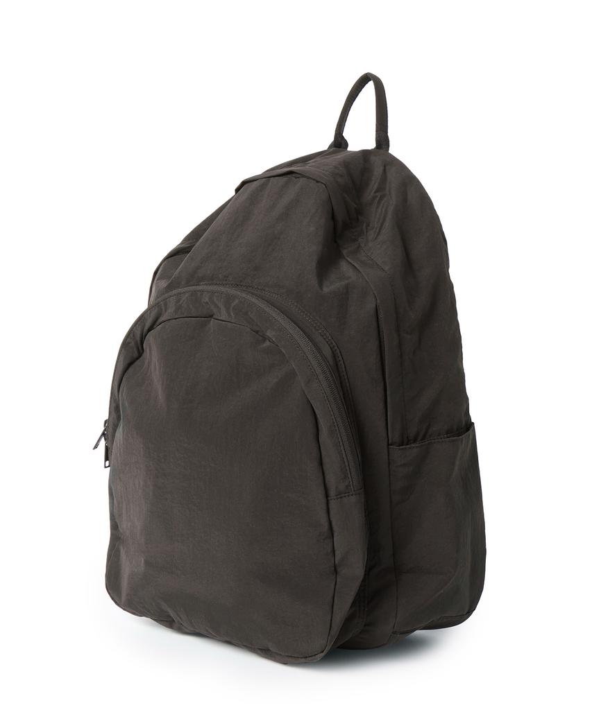 Musinsa Standard Crinkle Round Pocket Backpack [Dark Brown]