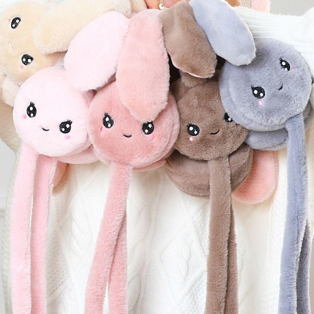 Шапки Moving Rabbit Eararmuffs Ear Protection Ear Warmers Winter Plush Ear Muffs