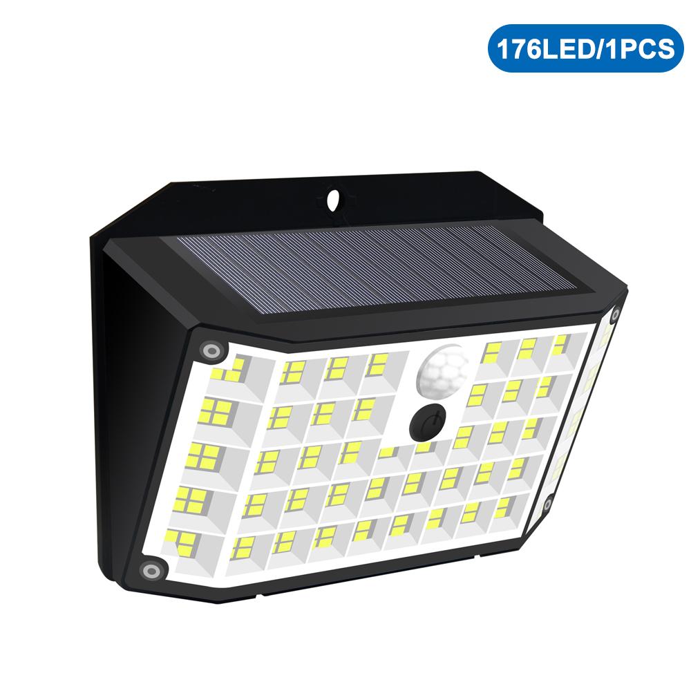 Уличный солнечный светильник 468/208/138 светодиодный уличный солнечный светильник светодиодный солнечный светильник безопасности садовый водонепроницаемый 3 режима настенный светильник забор двор