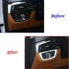Silver Headlight Switch Cover Trim Fit for BMW 5 Series G30 G31 2017-