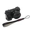 Oil Skin PU Leather Camera Half Body Case For Sony A6400 A6300 A6000 A6100 Battery Opening Bottom Cover WIth Hand Strap