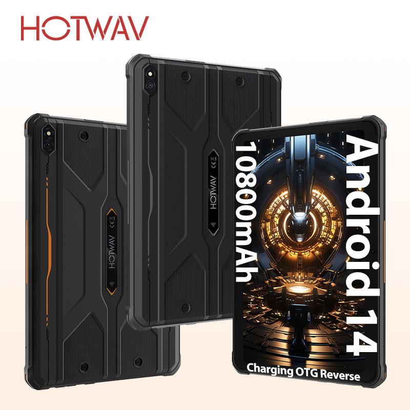 Новые защищенные планшеты HOTWAV R8 Android 14 10,1'' HD+10800 мАч 5 МП+13 МП камера 12(4+8)GB+128GB Зарядка OTG Обратный планшетный ПК
