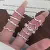 Xiaomi BF CLUB 925 Sterling Silver Ring For Women Jewelry Narrow Open Vintage Handmade Ring Allergy For Party Birthday Gift