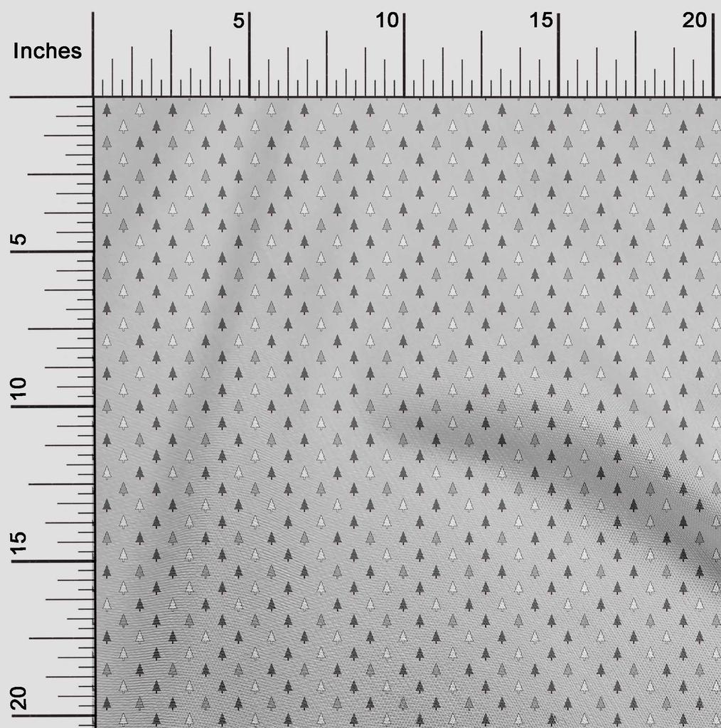 oneOone Cotton Flex Gray2 Fabric Christmas Sewing Craft Projects Fabric Prints By Yard 40 Inch