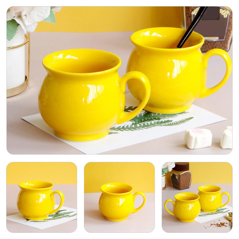 Ceramic Mug Premium Quality Smooth Finish Scratch Resistant for Breakfast Office Dessert Shop Water Soda Cocktail Drinking Cup