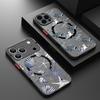 Чехол с рисунком Морская Черепаха, Ракушка, Кит для iPhone 17 Pro Max Магнитный для Magsafe Гибридный ТПУ+ПК Матовая Крышка для iPhone 16 Pro Max 15 14 13 12 11 16E Air