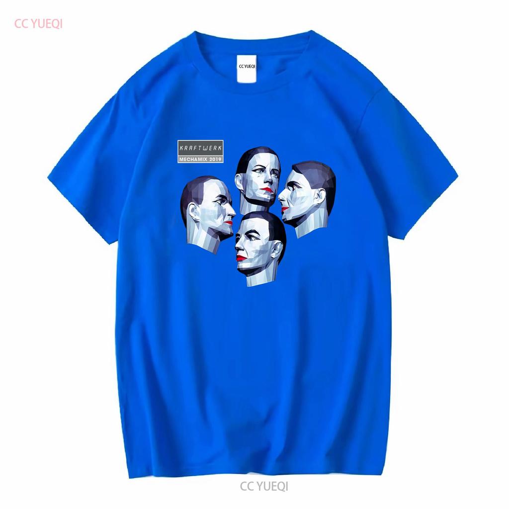 Kraftwerk Песня The Telephone Call в Electric Café Классическая футболка Ральф Хюттер с длинным или коротким рукавом винтажная Стирка Мягкая