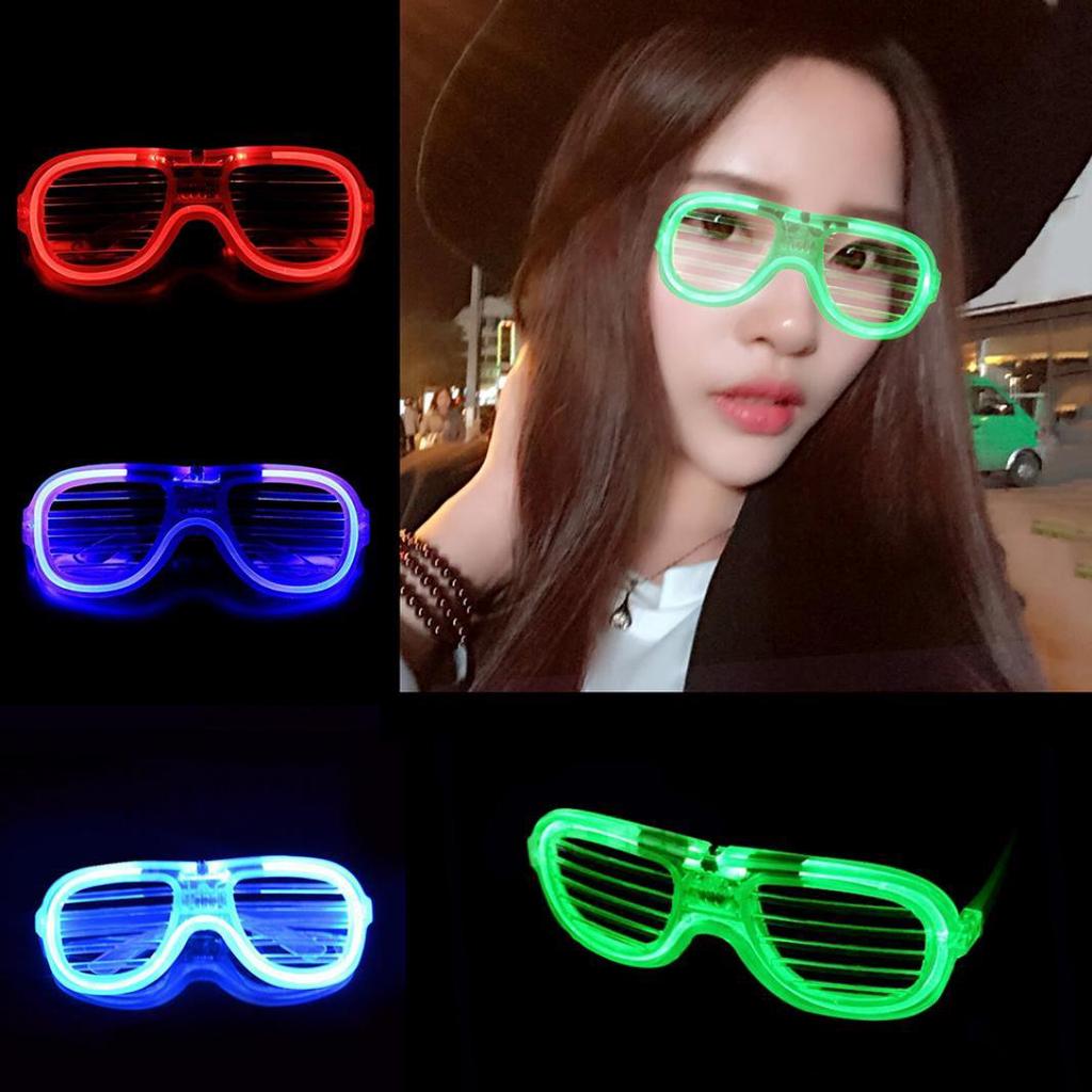 3 Mode LED Flashing Glowing Shutter Glasses for Event Party Halloween Supplies ARI