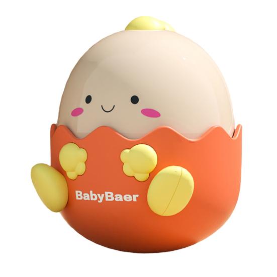 Игрушка-неваляшка в виде динозавра с ночником, успокаивающая музыка, сенсорное развитие, снятие стресса, раннее образование