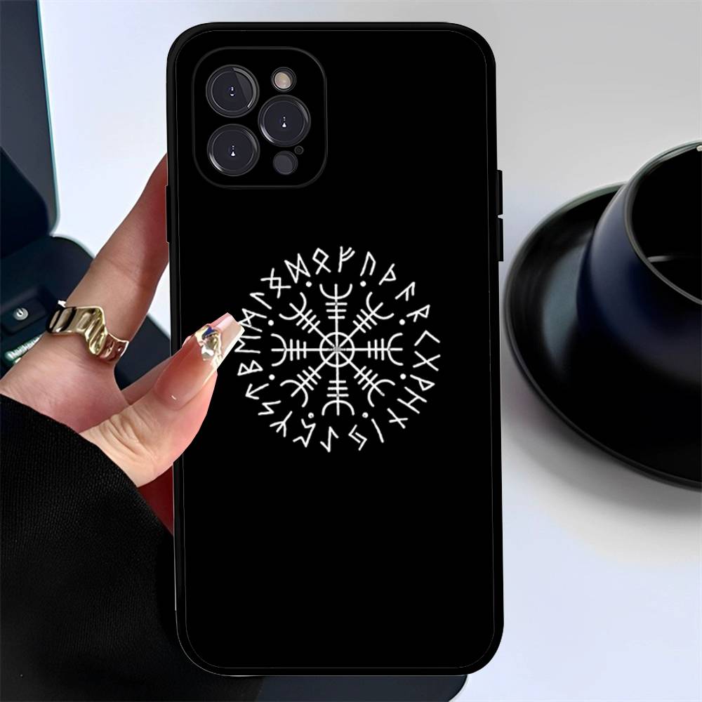 V-Викинг Логотип V-Вегвизир Чехол для Телефона Для IPhone 17 Pro Max Air Задняя Крышка 16 15 14 13 12 11 Pro Max Чехол