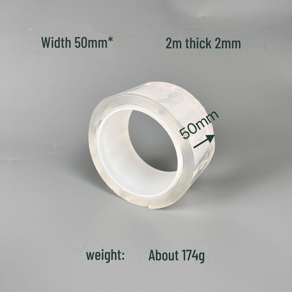 Акриловая нано двухсторонняя водонепроницаемая прозрачная лента с бесследным клеем для стен и автомобилей