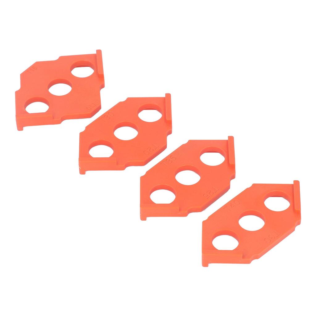 Набор из 4 шаблонов для фрезерования радиусов, шаблоны для фрезера для закругления углов, радиусная фреза для деревообработки, кромочный фрезер