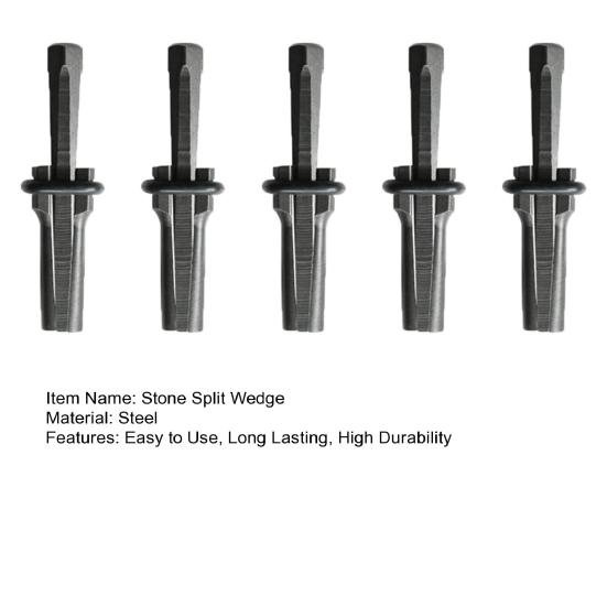 1/5 шт. клинья для раскола камня режущие инструменты прочная конструкция простые в использовании портативные клинья для раскола камня инструменты