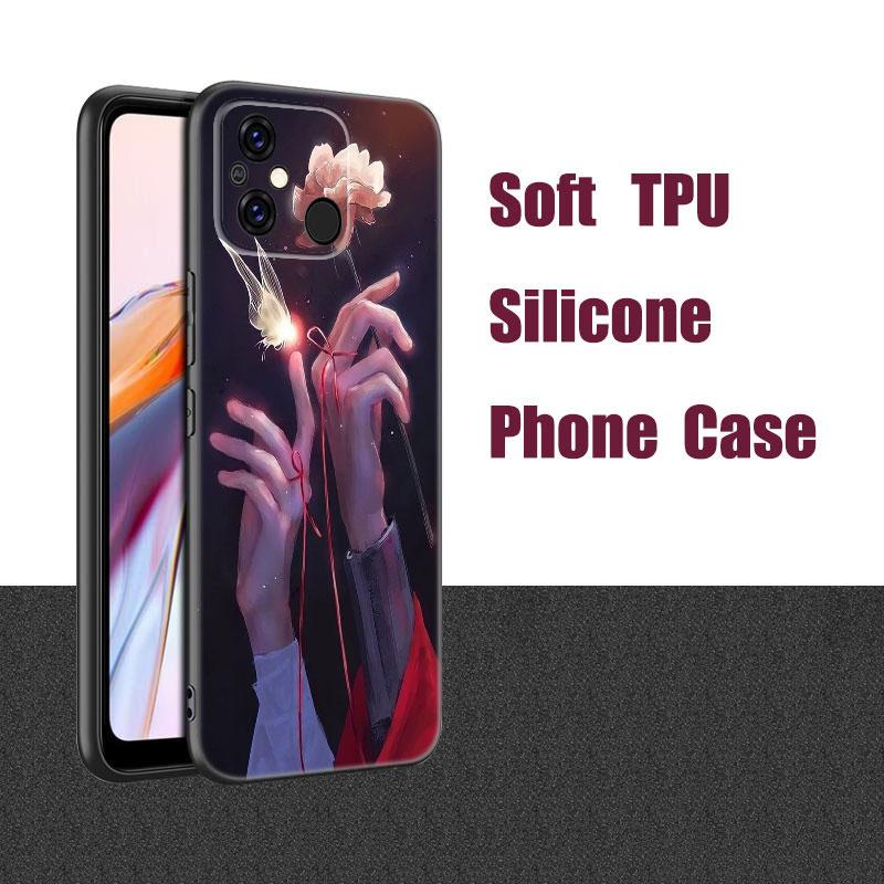 Благословение Небесного Чиновника Черный Чехол Для Телефона Xiaomi Redmi 7A 8A 9A 10A 11A 9C 10C 12C 13C 11 Prime A1 A2 + 12 4G Note 9T 12R