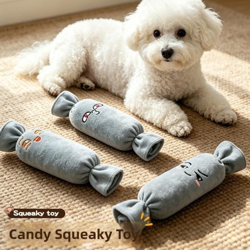Soft Plush Squeaky Puppy Toy Chew-Resistant Pet Training Toy Dog Plush Chew Toy Relieve Boredom