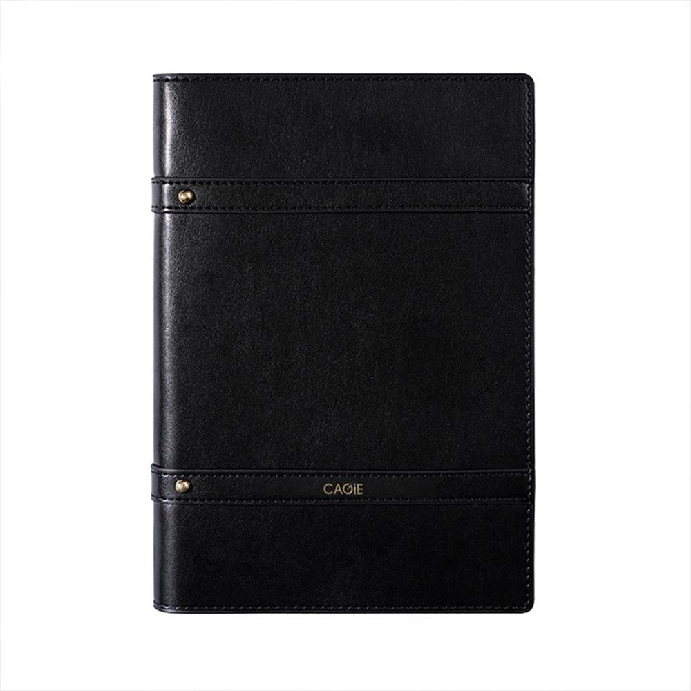 (Logo Can Be Engraved) A5 Business Work Plan, 2024 Student Leather Notebook, Lined/blank Inner Pages, Diary, Notepad, Record Book