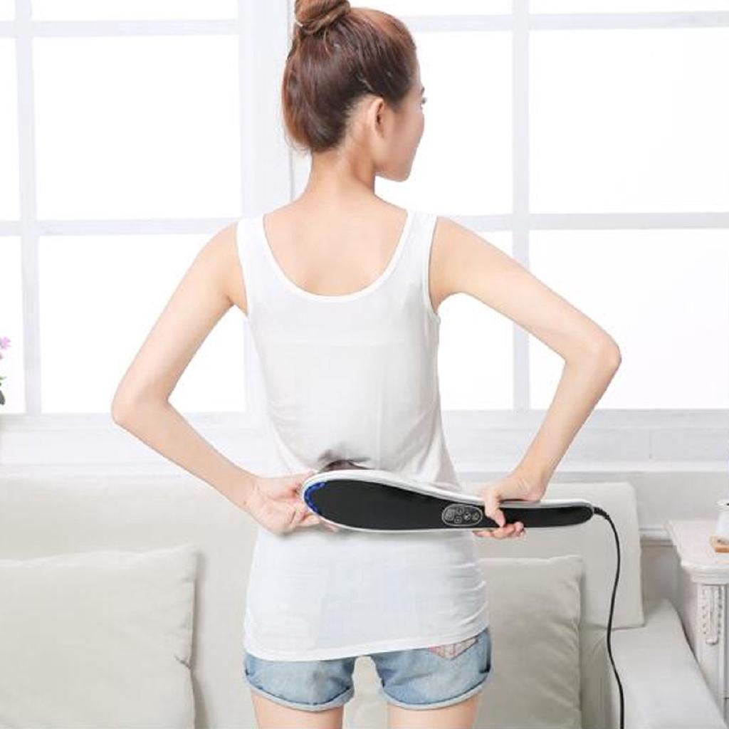 Электрический массажер для шейных позвонков Вибрационный разминающий массаж плеч, спины и шеи