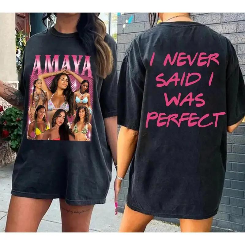 Футболка Amaya Papaya Ретро 90-х Стиль Bootleg Футболка с цитатой Amaya Футболка