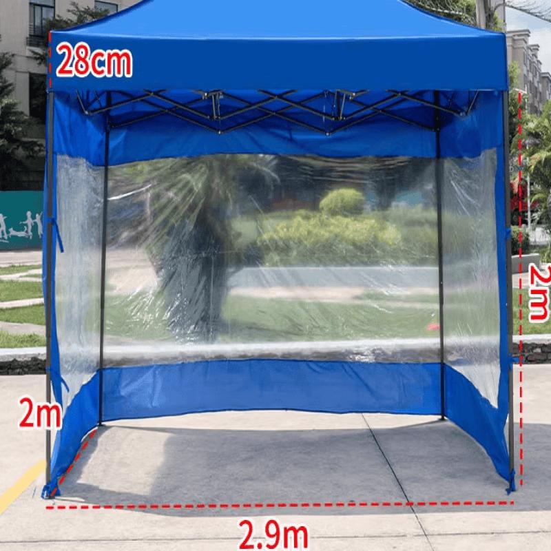 Folding Canopy Tent with Transparent Sidewalls