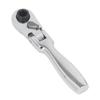 Movable Head Ratchet Wrench 2 in 1 72 Teeth 1/4 Inch Ratchet Wrench Socket Spanner Movable Head Ratchet Wrench Ratchet Wrench