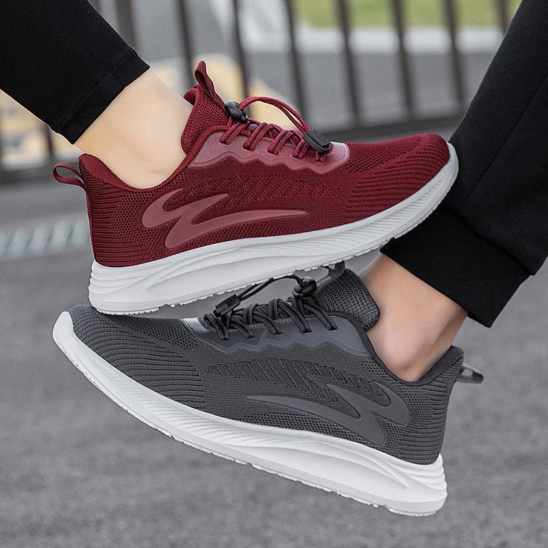 Женская обувь весна новые летающие плетеные туфли мягкая подошва удобные туфли для мам прогулочная обувь спортивная повседневная обувь импортная торговля