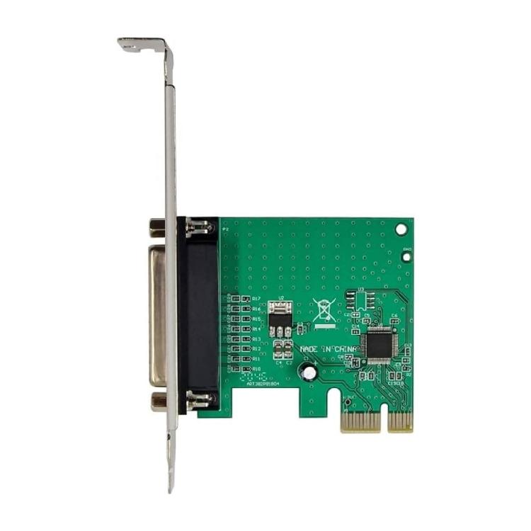 Карта расширения PCIe Parallel Port Передача данных Адаптер PCIe на DB25 для принтера Адаптер PCIe с низкопрофильной монтажной планкой