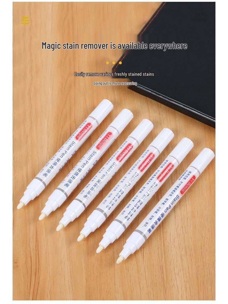 Yi Ben Jie Portable Stain Remover Pen - No-Wash, Dry Cleaning Detergent for Clothes Stains